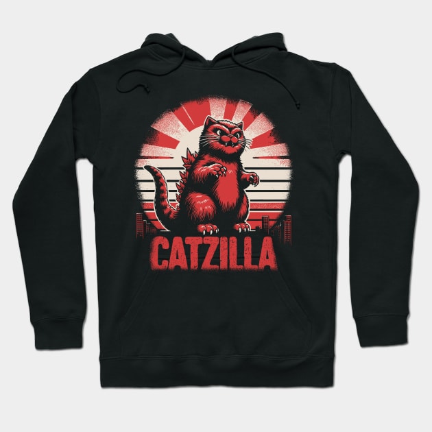 Catzilla Hoodie by Yopi